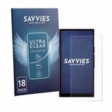 Savvies Screenprotector voor Hiby R8 II - Folie Beschermfolie transparant 18 Stuks