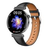 Knauermann PRO 3 Mini (2024) zwart - gezondheidshorloge smartwatch met telefoonfunctie - ECG + HRV en SOS-functie - AMOLED-display - BT Bluetooth - slaapapneu