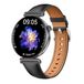 Knauermann PRO 3 Mini (2024) zwart - gezondheidshorloge smartwatch met telefoonfunctie - ECG + HRV en SOS-functie - AMOLED-display - BT Bluetooth - slaapapneu