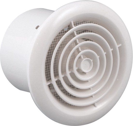 Toolstation Ventilatierooster PF 100 - Wit - Kunststof