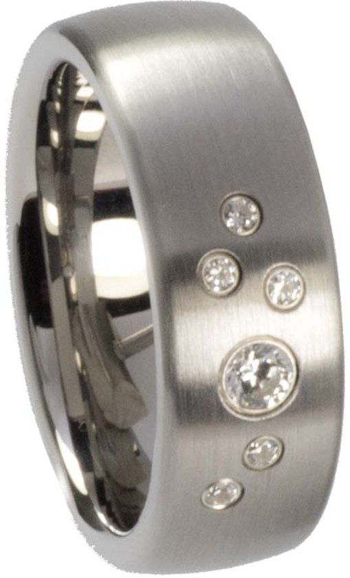 Jonline Schitterende zilveren ring - 8719956662577