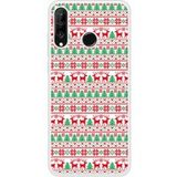 P30 Lite Witte Kersttrui Beschermende siliconen hoes