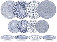 Ibili Armonia Servies 12 Stukken Blauw