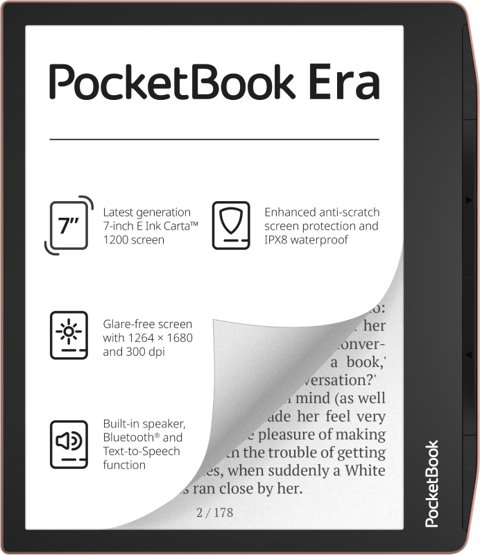 PocketBook 700 Era Copper zwart, Koper