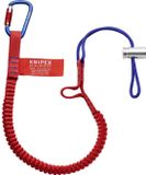 Knipex Ligne de sécurité avec mousqueton fixe pour matériaux - 00 50 12 T BK