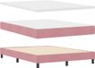 vidaXL Boxspringbed met hoofdeinde Roze 200 x 160 cm Fluweel
