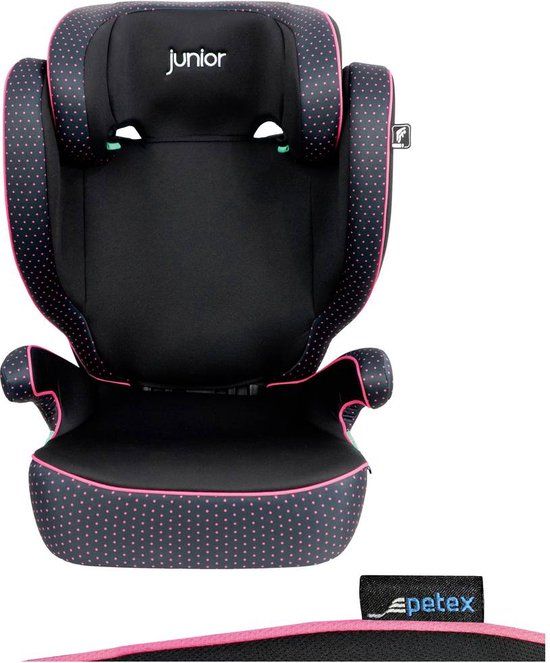 Petex Basic Plus 1602 pink HDPE nach ECE R129 Kinderzitje Pink
