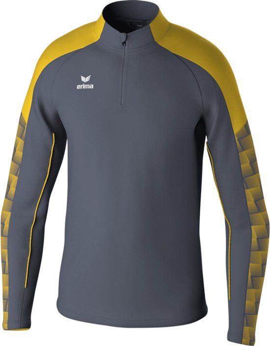 Erima Evo Star Trainingstop Kinderen - Slate Grey / Geel - Maat 152