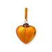 Pip Studio Kerstornament hart geel