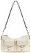 GUESS Kassie Convertible Shoulder Bag Cream White crème