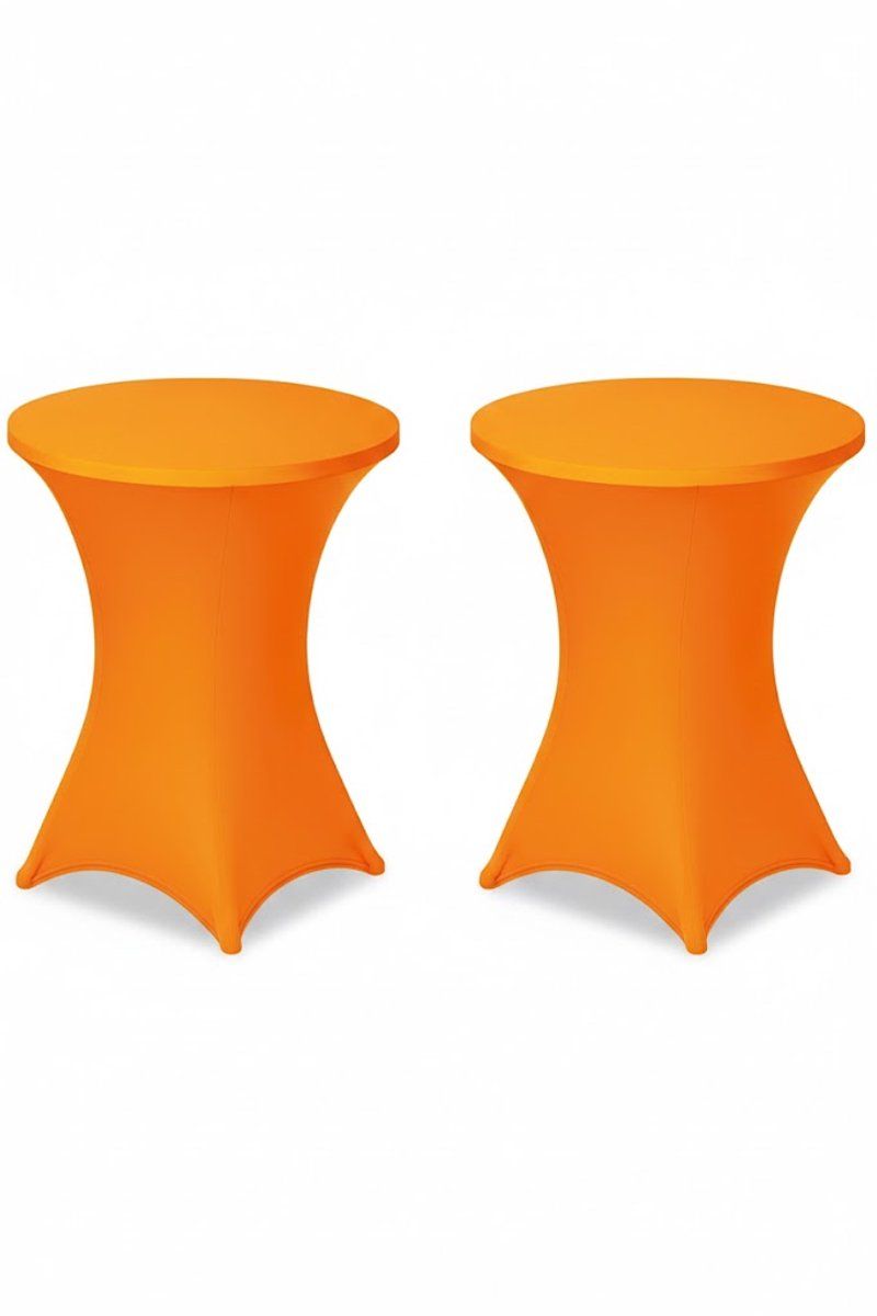 BRASQ Statafelrok Oranje - ∅80-74 x110 cm - Set van 2