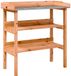 vidaXL Plantentafel met schappen 78x38x82,5 cm vurenhout bruin