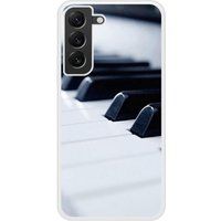 Samsung Bedrukt siliconen hoesje compatibel met Galaxy S22 Plus Piano