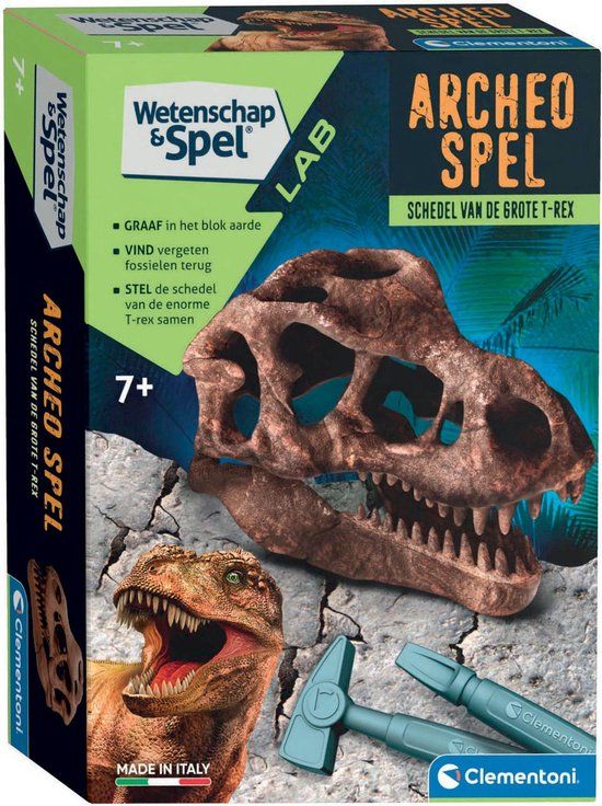 Clementoni Archeo Spel - Schedel van de Grote T-Rex - Dinosaurus Speelgoed - Vanaf 7 jaar