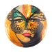 Carolina Gynning Plateau Golden Butterfly Ø31 cm Orange-noir