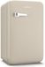 Klarstein Audrey Evo 90L mini-koelkast – retro, stil, 40 dB, verstelbare thermostaat, omkeerbare deur, kleine koelkast voor slaapkamer, kantoor, crème