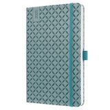 Sigel Agenda 2025 - Jolie Flair - A5 - Hardcover - Ocean Blue
