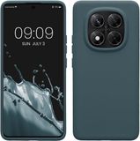 kwmobile hoesje geschikt voor Xiaomi Redmi Note 14 Pro 5G / Redmi Note 14 Pro+ 5G / Poco X7 - Hoesje met siliconen coating - Case smartphone in leisteen