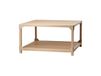 Gärsnäs Table basse Bleck 75x75 cm placage hêtre-naturel