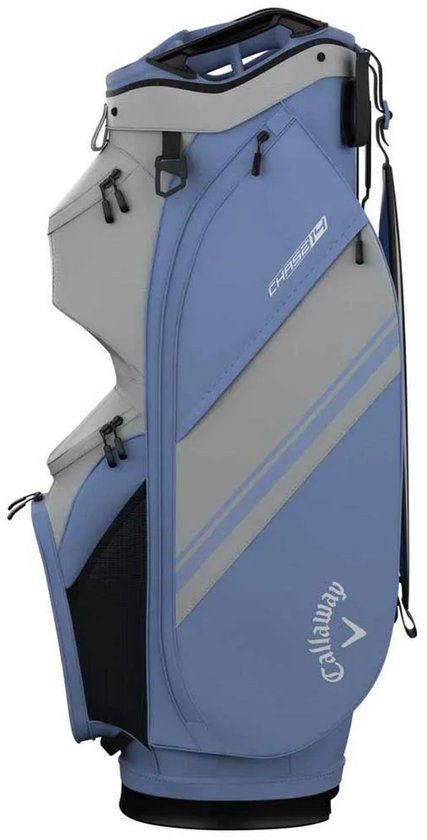 Callaway Chase 14 Cart Bag 2025 - Silver/Hydrangea