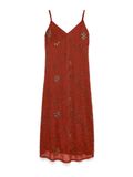 VERO MODA VMCARA SL ANKLE DRESS JRS EXP Maxi jurk Dames L Gebloemd Polyester/Elastaan Brandy Brown