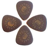 Lederen Gitaar Plectrum - Bruin Leer (4 stuks)