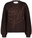 DIDI Dames Sweater Heart Chocolate brown maat 42