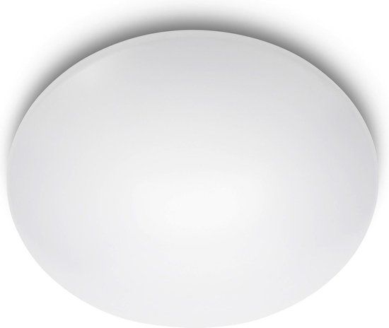Philips myLiving Suede - Plafondlamp - 4 lichts - LED - Wit - Rond - 28 cm