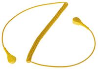 RS PRO Aardingskabel, 10 mm contactdoos drukknop - drukknop volgens EN 61340-5-1