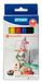 Stylex 32817 Acrylstiften, 6 stuks, geel, rood, blauw, groen, zwart, wit, lijndikte 1-2 mm, vouwdoos