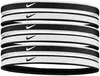 Nike Haarbandjes (Set van 6) Zwart/Wit
