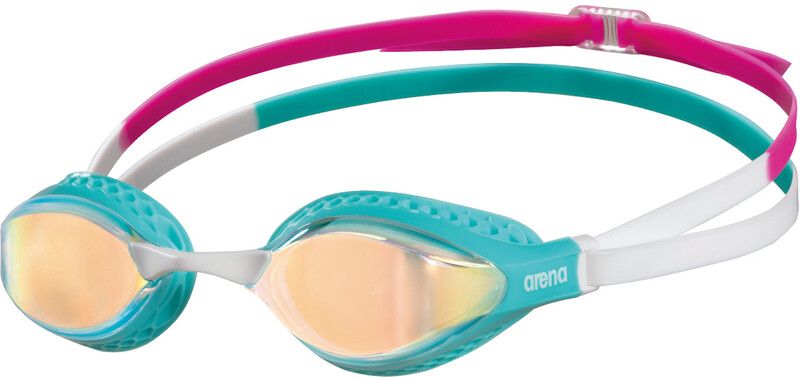 Arena Airspeed Mirror Zwembril - yellow copper/turquoise/multi