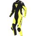 Dainese Demon Sprint, combinaison en cuir 1 pièce, couleur : Noir/Jaune Néon, taille : 46