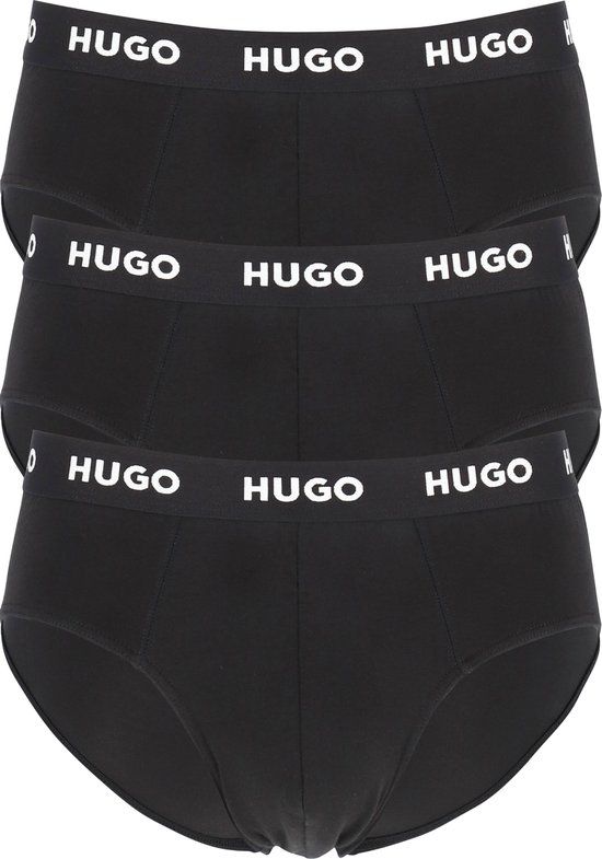 Hugo Boss HUGO Men's Hipster Briefs (3-pack) - Black - Size XXL