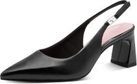 Tamaris Dames Slingpumps 1-29624-46 003 Zwart Leer Maat 40 EU