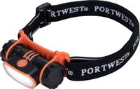 Portwest PA70 - USB oplaadbare LED hoofdlamp - Zwart - Onesize