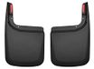 Husky Liners Rear Mud Guards | Fits 2017-2024 Ford F-250/F-350 w/Single Rear Wheels & w/o OEM Fender Flares - Black, 2 Pc. | 59461