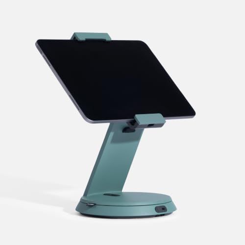 Bouncepad Eddy Tablet Houder & iPad Stand | Vergrendelbare POS Houder | Compatibel Met Meeste 7\"-13\" Tablets | iPad Desk Stand van Gegoten Aluminium | Blauw