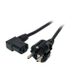 EFB Elektronik interne stroomkabel 2 m CEE7/4 naar C13 haaks zwart