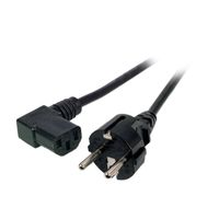 EFB Elektronik interne stroomkabel 2 m CEE7/4 naar C13 haaks zwart