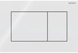 Geberit Sigma01 bedieningsplaat - 2-toets spoeling - vierkant - Alpien wit