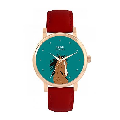 Toff London Bruin Arabisch paardenhoofdhorloge - 5059656659198