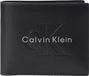 Calvin Klein Heren Bold Billfold W/Coin LV04D1156G, zwart, één maat