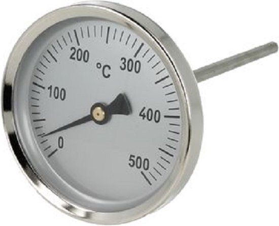 Thermometer houtkachel - rookgasthermometer - kachelpijp thermometer - prof-uitvoering