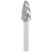 KS Tools 515.3295 Freesstift Hardmetaal Bol 12.0 mm Lengte 65 mm Afmeting, Ø 6 mm Werklengte 25.0 mm Schachtdiameter 6.0 mm