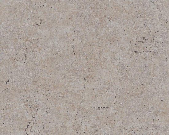 A.S. Création Metropolitan Stories Betonlook Behang - Bruin Grijs - Industrieel