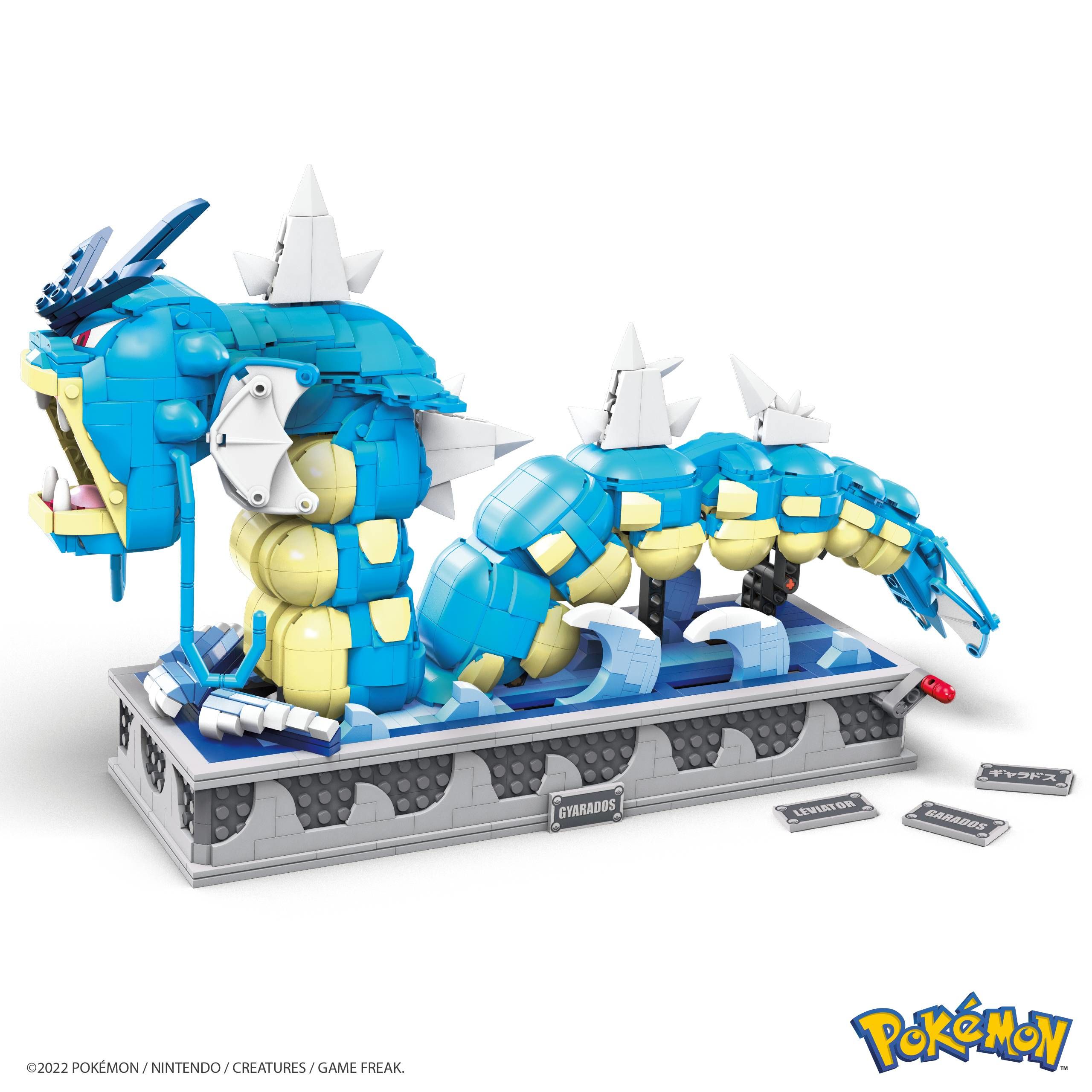 MEGA Construx Pokémon Motion Gyarados Bouwset - 2188 Stuks - 12+ Jaar
