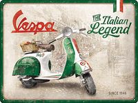 Nostalgic Art Merchandising Nostalgic Art Wandbord - Vespa The Italian Legend - 30x40 cm