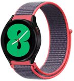 By Qubix - Sport Loop nylon bandje - Magenta - geschikt voor Huawei Watch 5 - 46mm