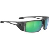 Rudyproject SP924157-0000 Lunettes de soleil avec cristal de frêne brillant, multi laser vert, 64 mm, monture brillante en cristal frêne | Verres verts Multi Laser SP924157-0000